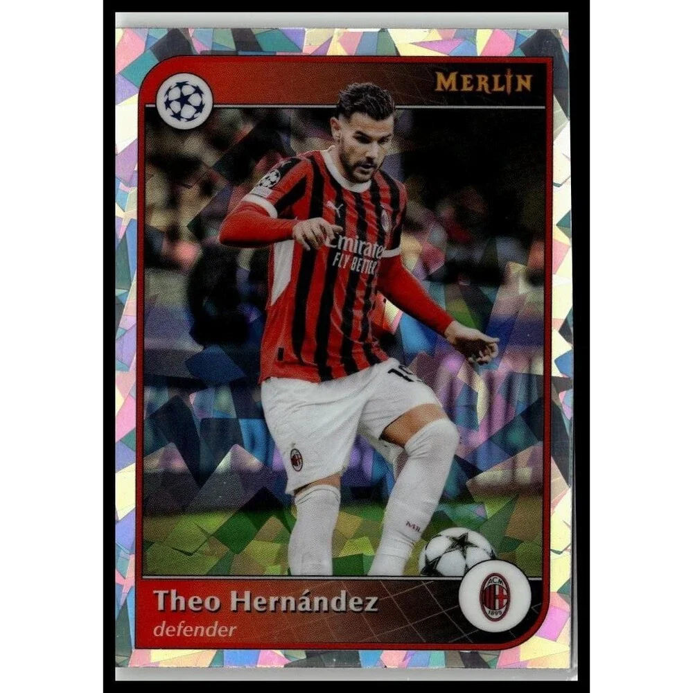 2024-25 Merlin UEFA Club Competitions Theo Hernández #135 A.C. Milan Atomic